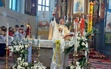 Błogosławieństwo relikwiami św. Jana Pawła II.