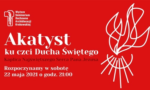 Klerycy wyśpiewają akatyst ku czci Ducha Świętego