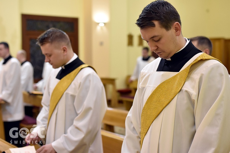 Nabożeństwo przed święceniami prezbiteratu