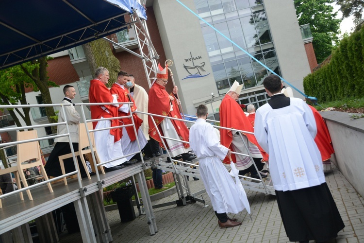 Głębinów. Eucharystia po ustanowieniu Sanktuarium św. Rity