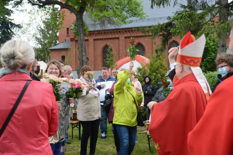 Głębinów. Eucharystia po ustanowieniu Sanktuarium św. Rity