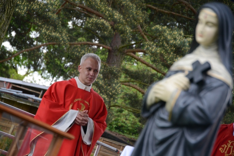 Głębinów. Eucharystia po ustanowieniu Sanktuarium św. Rity