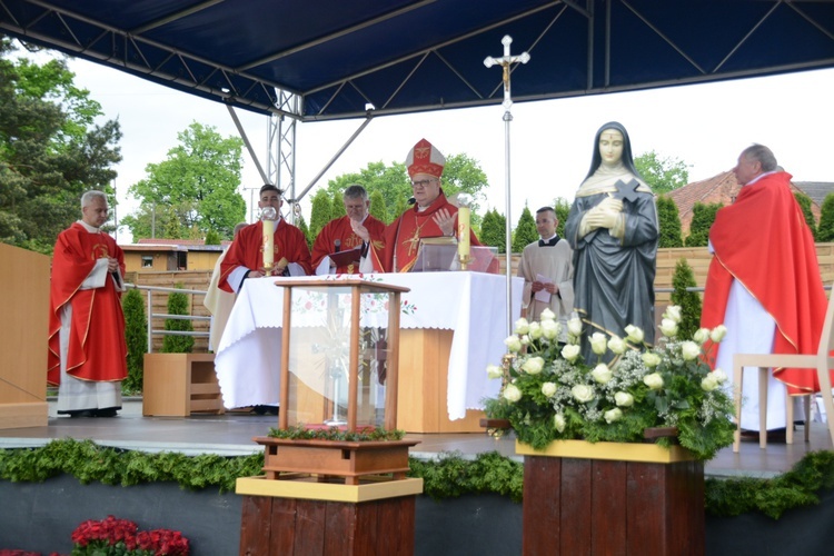 Głębinów. Eucharystia po ustanowieniu Sanktuarium św. Rity