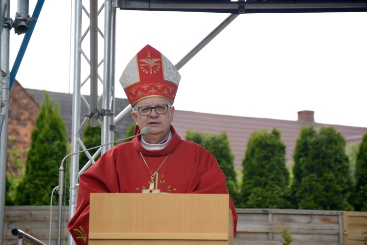 Głębinów. Eucharystia po ustanowieniu Sanktuarium św. Rity