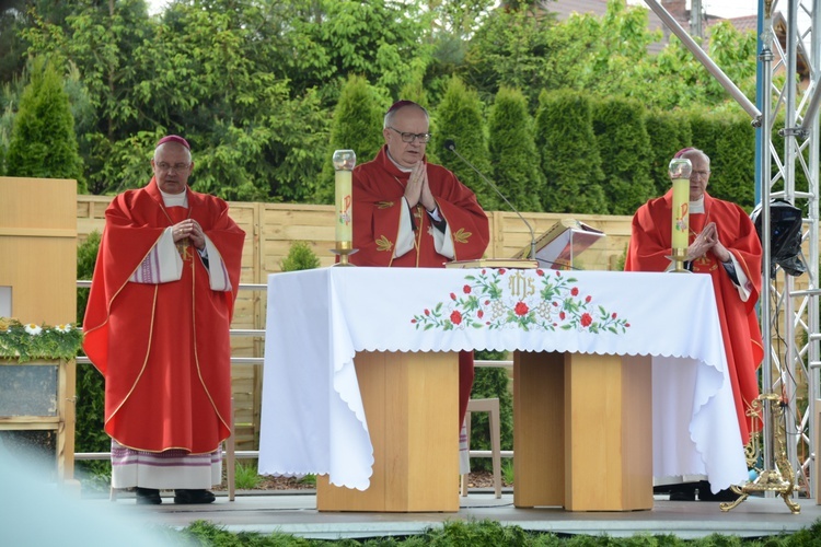 Głębinów. Eucharystia po ustanowieniu Sanktuarium św. Rity