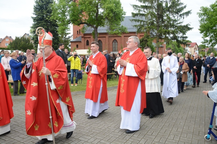 Głębinów. Eucharystia po ustanowieniu Sanktuarium św. Rity