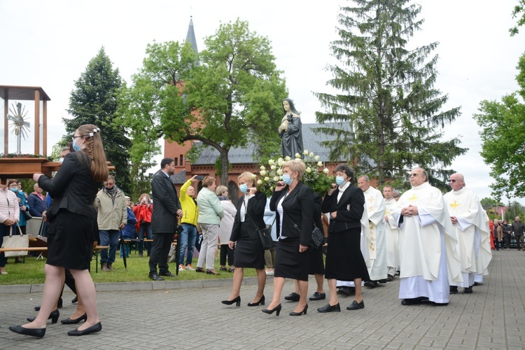 Głębinów. Eucharystia po ustanowieniu Sanktuarium św. Rity