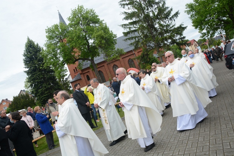 Głębinów. Eucharystia po ustanowieniu Sanktuarium św. Rity