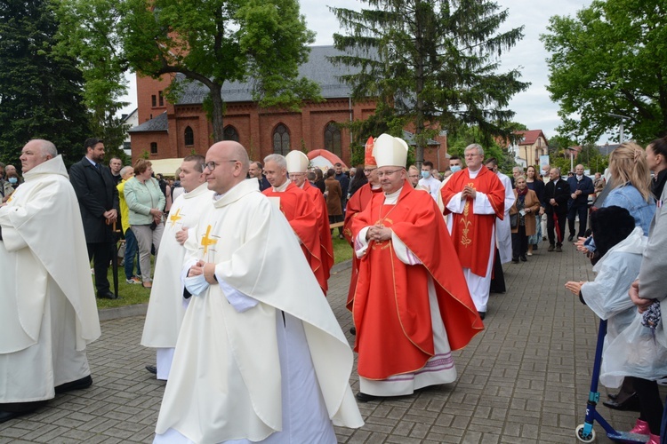 Głębinów. Eucharystia po ustanowieniu Sanktuarium św. Rity