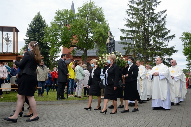 Głębinów. Eucharystia po ustanowieniu Sanktuarium św. Rity