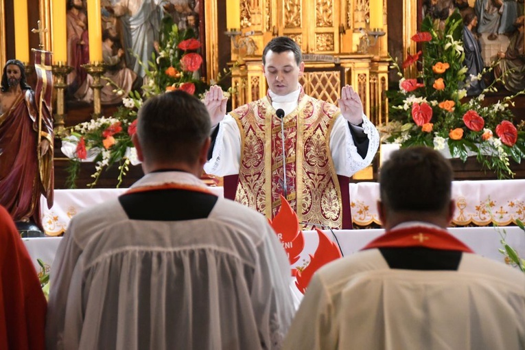 Msza św. prymicyjna ks. Wojciecha Pawliny