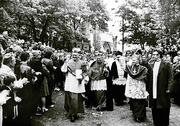 Papieskim pielgrzymem był również  kard. Karol Wojtyła.