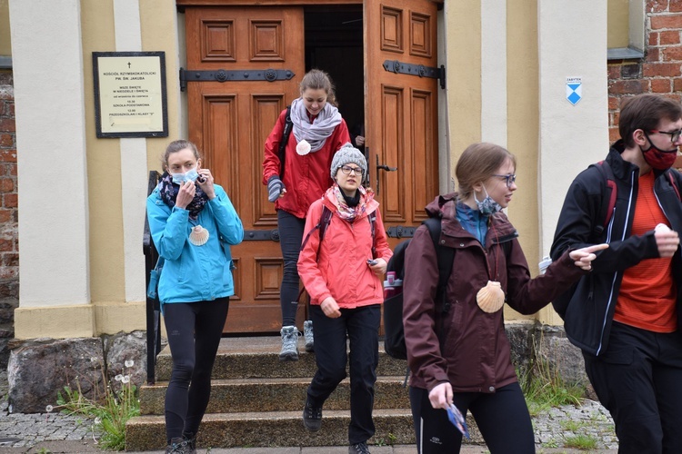 Studenci na pomorskim Camino