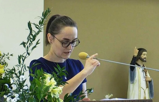 Krzyż Misyjny dla Agnieszki Nowak - przed wyjazdem do Kamerunu