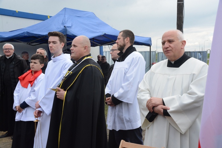 Kamień węgielny kościoła św. Jana Pawła II w Opolu