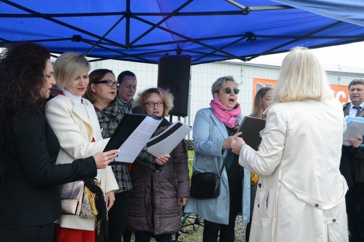 Kamień węgielny kościoła św. Jana Pawła II w Opolu