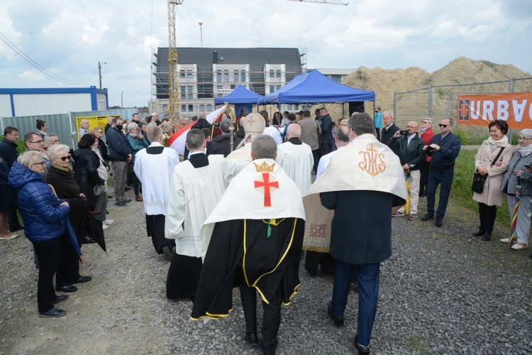 Kamień węgielny kościoła św. Jana Pawła II w Opolu