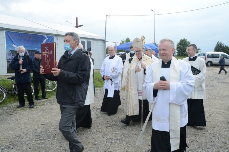 Kamień węgielny kościoła św. Jana Pawła II w Opolu