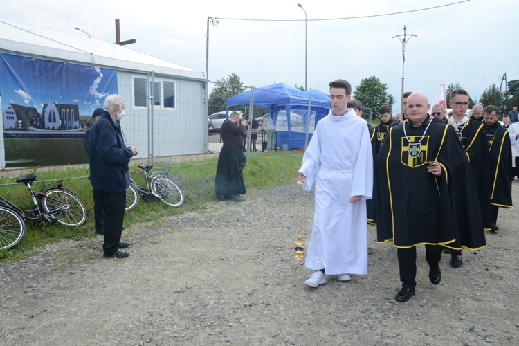 Kamień węgielny kościoła św. Jana Pawła II w Opolu