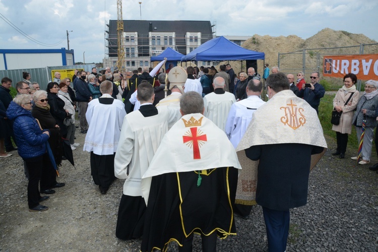 Kamień węgielny kościoła św. Jana Pawła II w Opolu