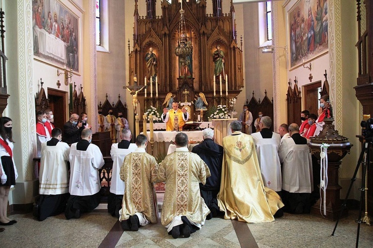 Prymicyjna Msza św. ks. Wojciecha Kamińskiego w Dankowicach