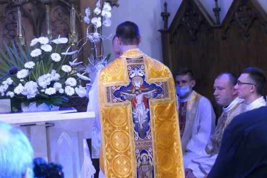 Prymicyjna Msza św. ks. Wojciecha Kamińskiego w Dankowicach
