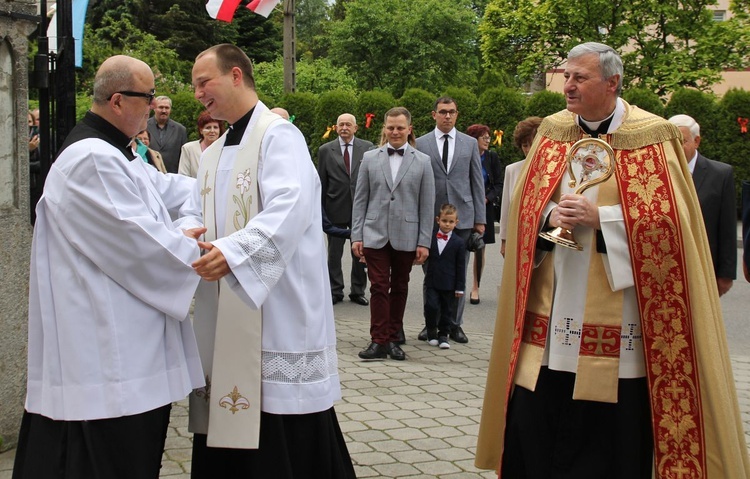 Prymicyjna Msza św. ks. Wojciecha Kamińskiego w Dankowicach