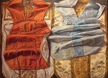 ▲	„Ornaty” z cyklu „Paramenty”, 2002, olej, płyta.