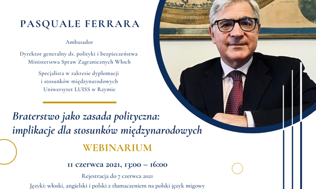 Na webinarium "Braterstwo jako zasada polityczna" zaprasza Wydział Teologiczny UŚ