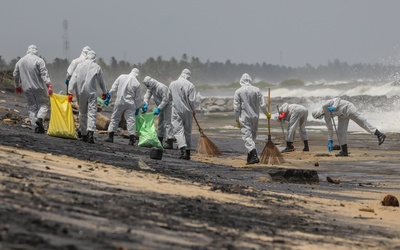 Sri Lanka: katastrofa ekologiczna, plaże pokryte mikrodrobinami plastiku