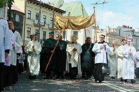 Procesja Bożego Ciała w Lublinie.