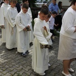 Tarnobrzeg. Procesja Bożego Ciała u ojców dominikanów