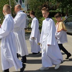 Tarnobrzeg. Procesja Bożego w parafii Miłosierdzia Bożego.