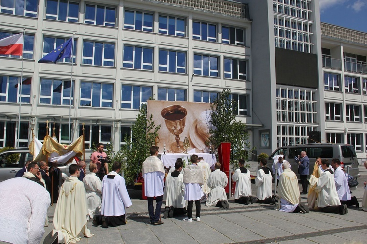 Procesja Bożego Ciała w Koszalinie