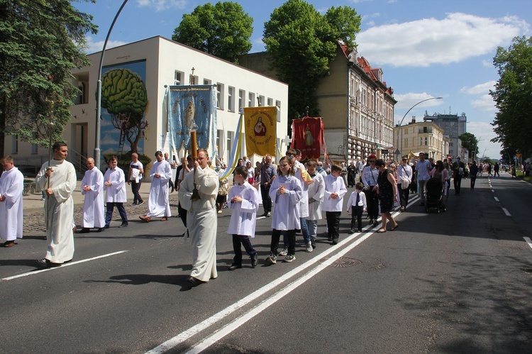 Procesja Bożego Ciała w Koszalinie