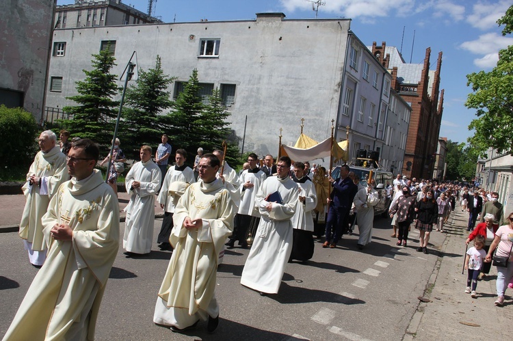 Procesja Bożego Ciała w Koszalinie