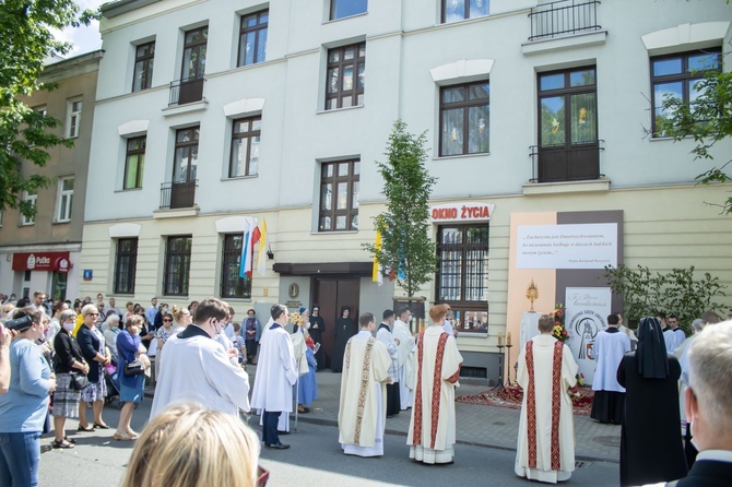 Dywan z kwiatów dla Jezusa