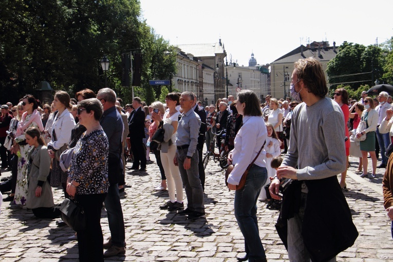 Boże Ciało 2021. Procesja z Wawelu na Rynek Główny