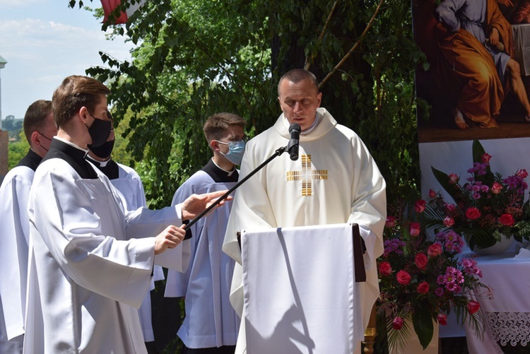 Sandomierz. Uroczystość Bożego Ciała w katedrze