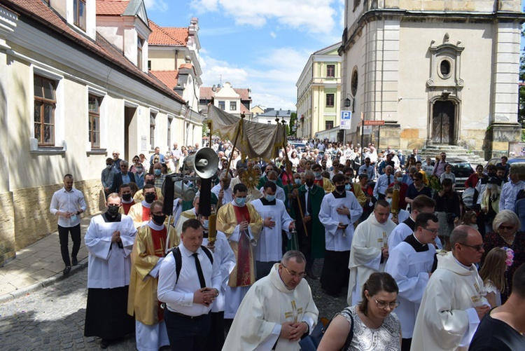 Sandomierz. Uroczystość Bożego Ciała w katedrze