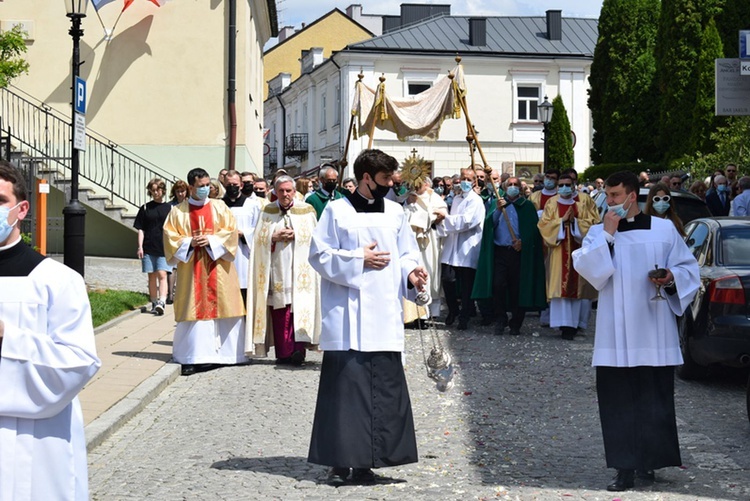 Sandomierz. Uroczystość Bożego Ciała w katedrze