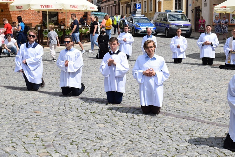 Sandomierz. Uroczystość Bożego Ciała w katedrze