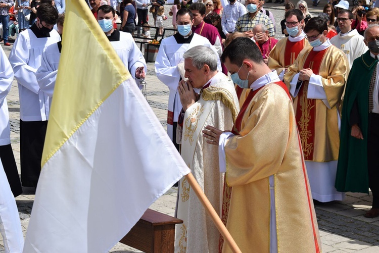 Sandomierz. Uroczystość Bożego Ciała w katedrze