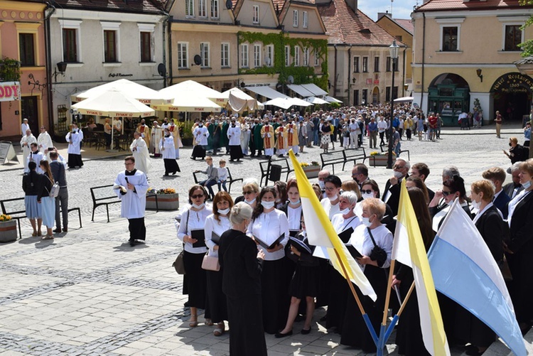 Sandomierz. Uroczystość Bożego Ciała w katedrze