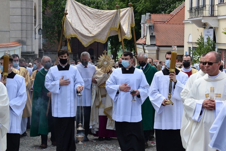 Sandomierz. Uroczystość Bożego Ciała w katedrze