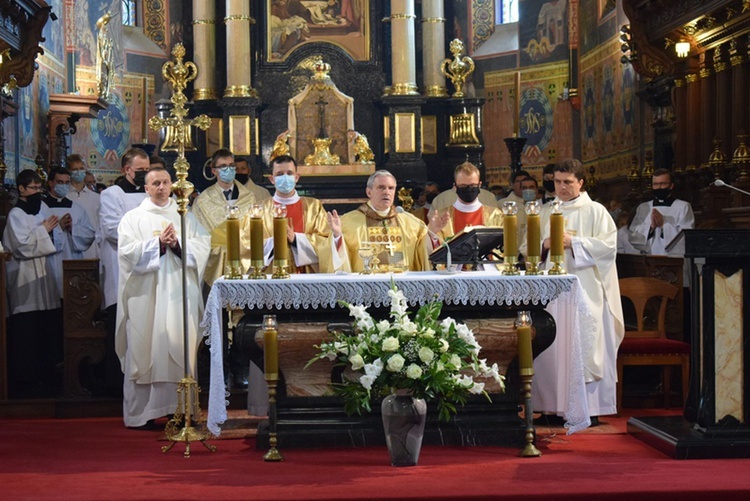 Sandomierz. Uroczystość Bożego Ciała w katedrze