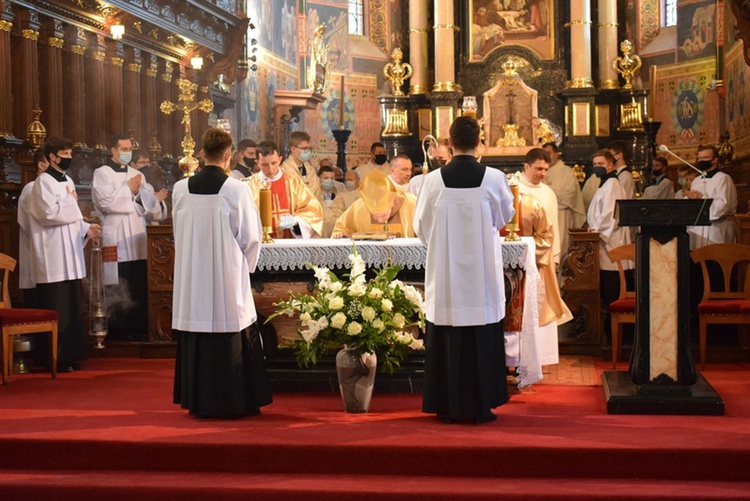 Sandomierz. Uroczystość Bożego Ciała w katedrze