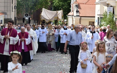 Sandomierz. Uroczystość Bożego Ciała w katedrze