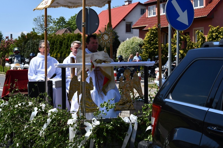 Zmotoryzowana procesja Bożego Ciała w Połczynie-Zdroju