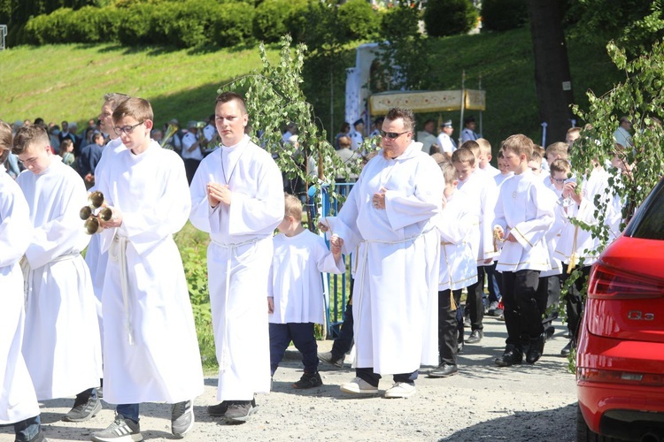 Uroczystość Bożego Ciała w parafii w Mazańcowicach - 2021